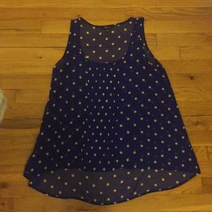 Polka dot tank